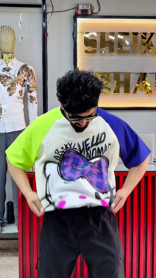 Goofy Vibes Oversized Cartoon Tee – Streetwear Edition - Image 5