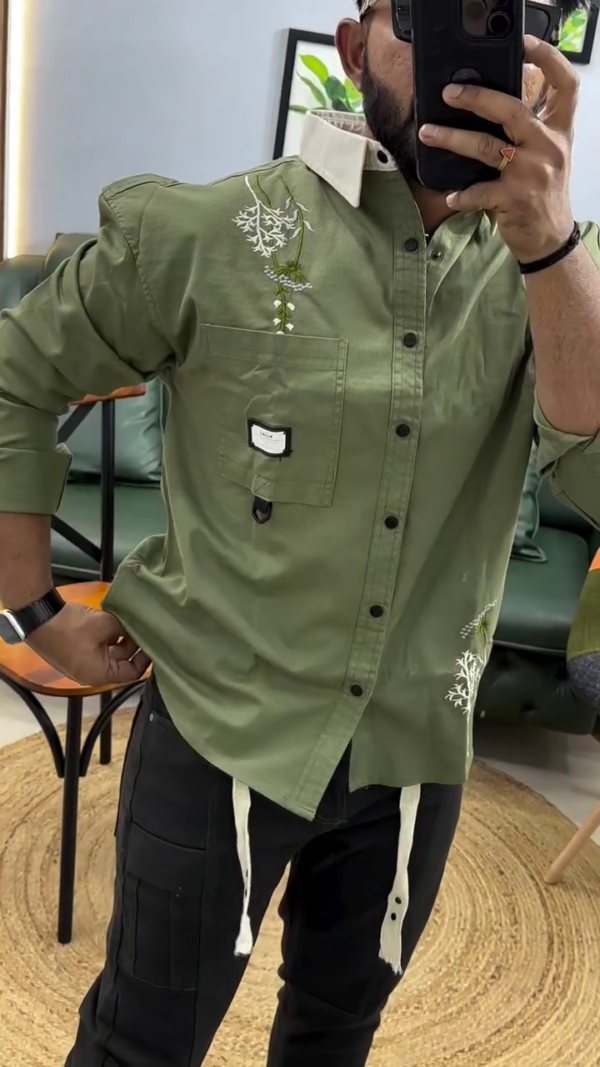 Men’s Casual Floral Shirt & Cargo Pant Set – 4 Colors Available - Image 4