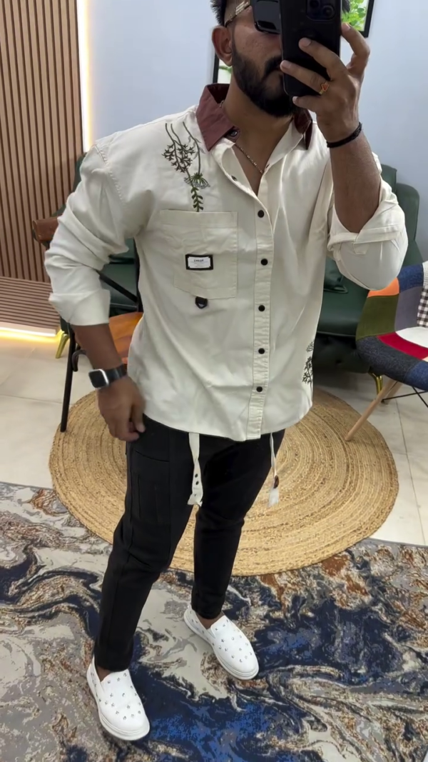 Men’s Casual Floral Shirt & Cargo Pant Set – 4 Colors Available - Image 5