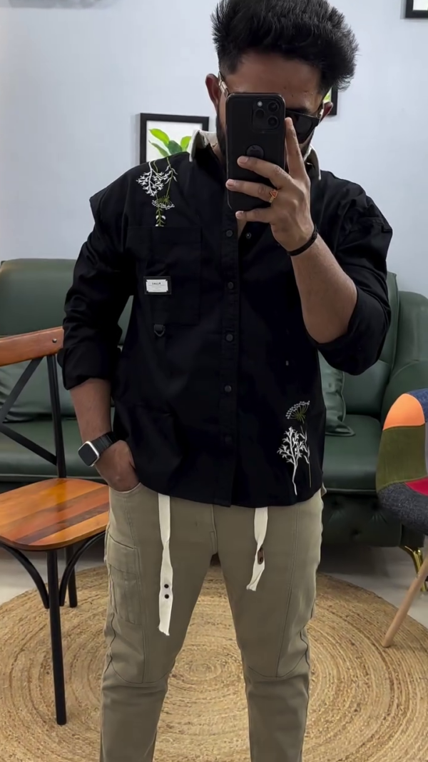 Men’s Casual Floral Shirt & Cargo Pant Set – 4 Colors Available - Image 7