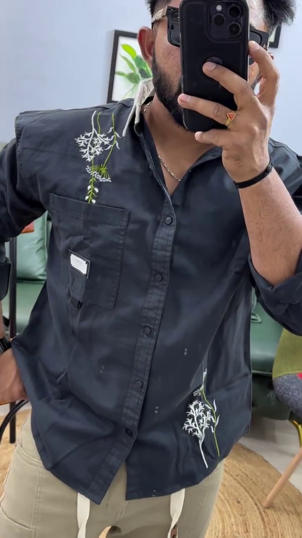 Men’s Casual Floral Shirt & Cargo Pant Set – 4 Colors Available - Image 8