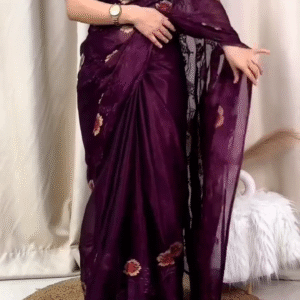Women's Beautiful Sitara Chiffon Saree with Blouse – A Timeless Elegance