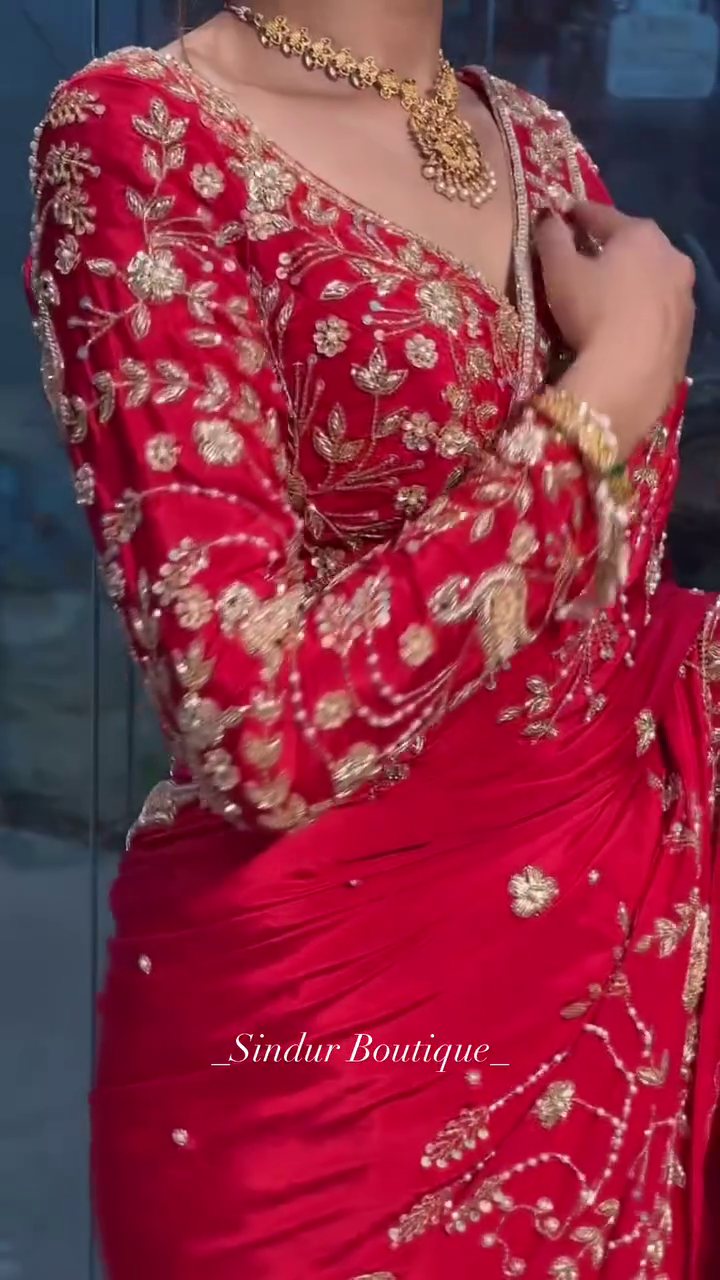 Beautiful Designer Heavy Georgette Sequin Saree – A Shimmering Blend of Elegance & Glamour - Image 2