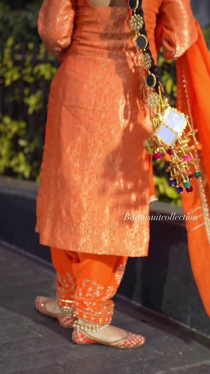 Exotic Orange Color Thread Work Top – A Bold and Elegant Addition to Your Wardrobe - Image 2