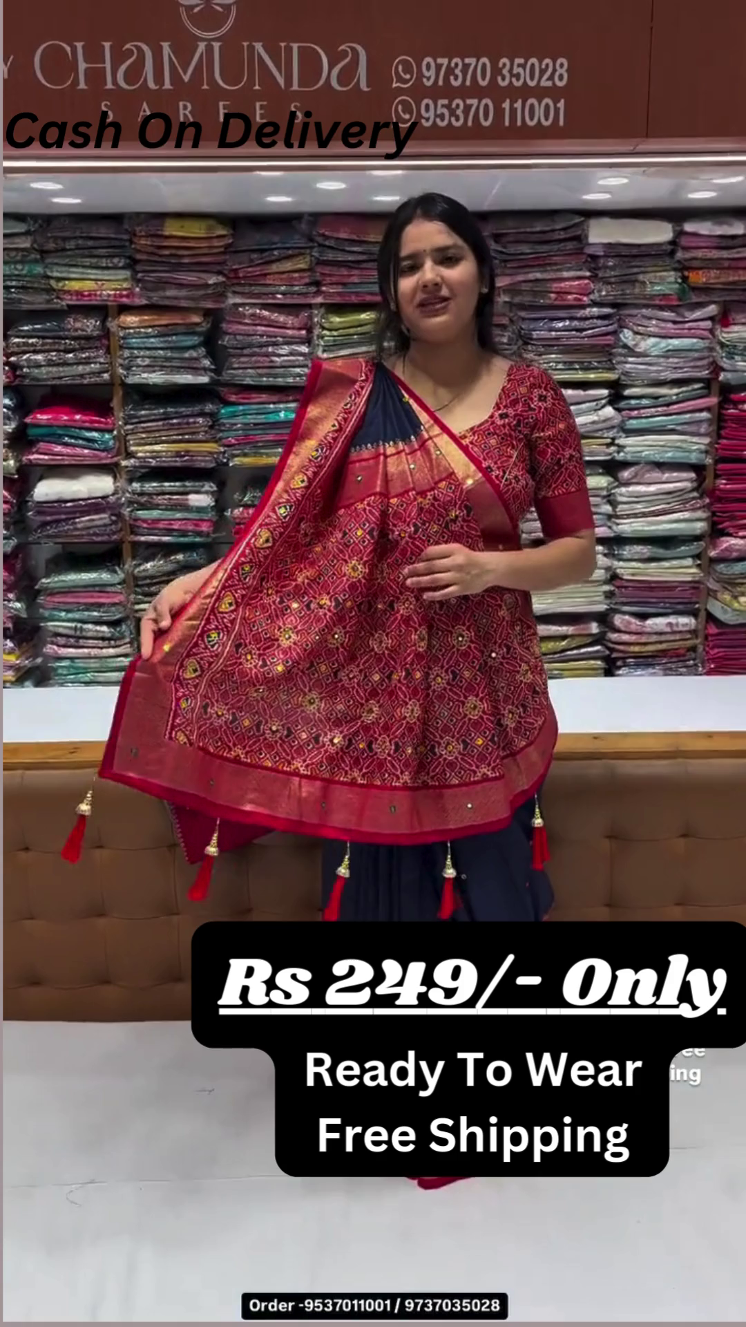 Exquisite Pure Silk Banarasi Patola Saree – A Timeless Masterpiece of Tradition and Luxury - Image 2