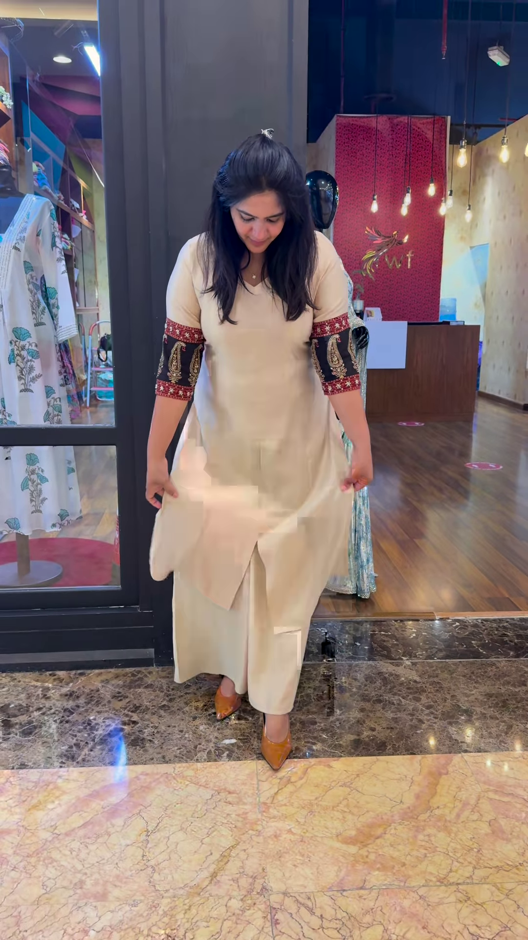 Beautiful South Cotton Embroidery Kurta with Pant – A Perfect Blend of Comfort and Traditional Elegance - Image 2