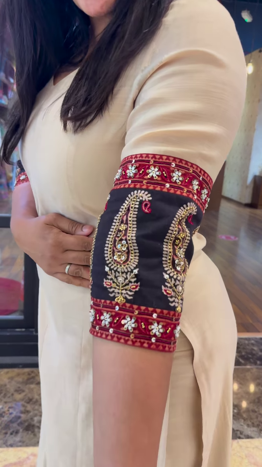 Beautiful South Cotton Embroidery Kurta with Pant – A Perfect Blend of Comfort and Traditional Elegance - Image 4