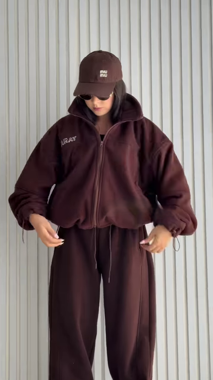 π€ Effortless Streetwear Vibes β Gray & Black Luxe Comfort Set β‘π - Image 2