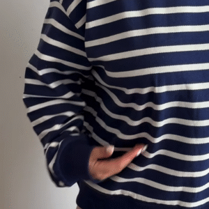 ⚓ Timeless Stripes – Navy & White Classic Charm 🌊✨