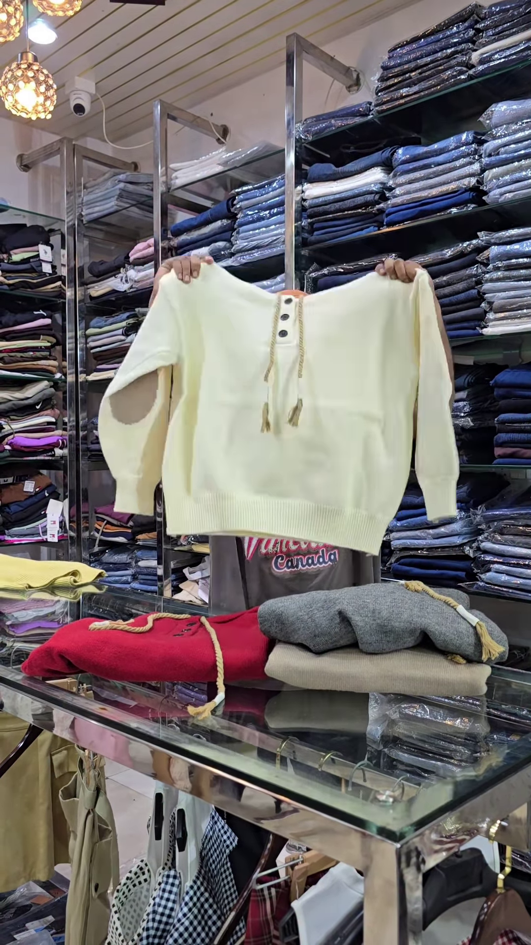 β¨ Cozy Charm β Buttoned Knit Sweater Collection π§Ά - Image 3