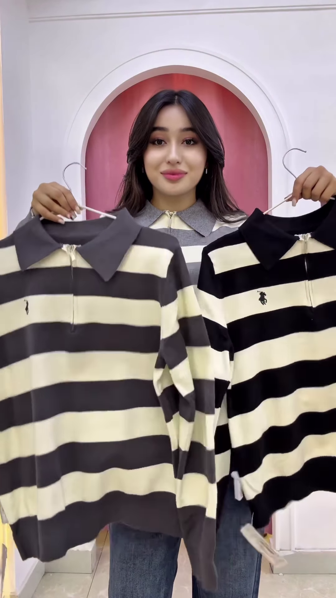 β«βͺ Striped Elegance Polo Collection β Bold, Chic & Timeless β¨π - Image 2