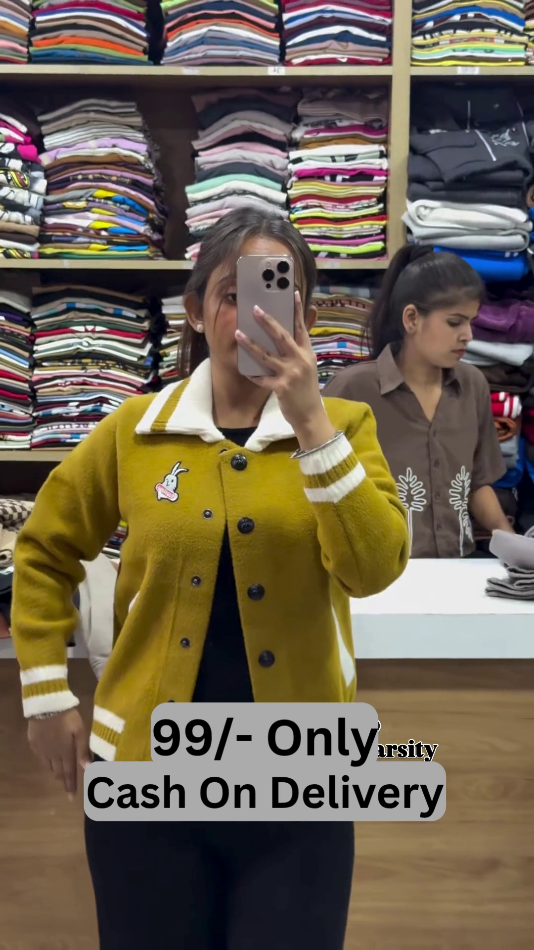 Varsity Knit Jacket | Cozy Contrast, Everyday Play 🧶✨ - Image 4