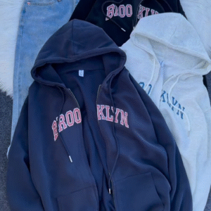 Varsity Zip Hoodie | Cozy Fleece, City Energy ⚡🧶