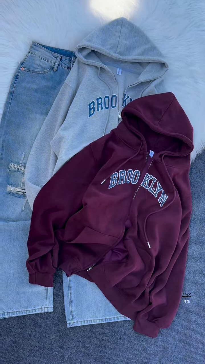 Varsity Zip Hoodie | Cozy Fleece, City Energy âĄđ§¶ - Image 5