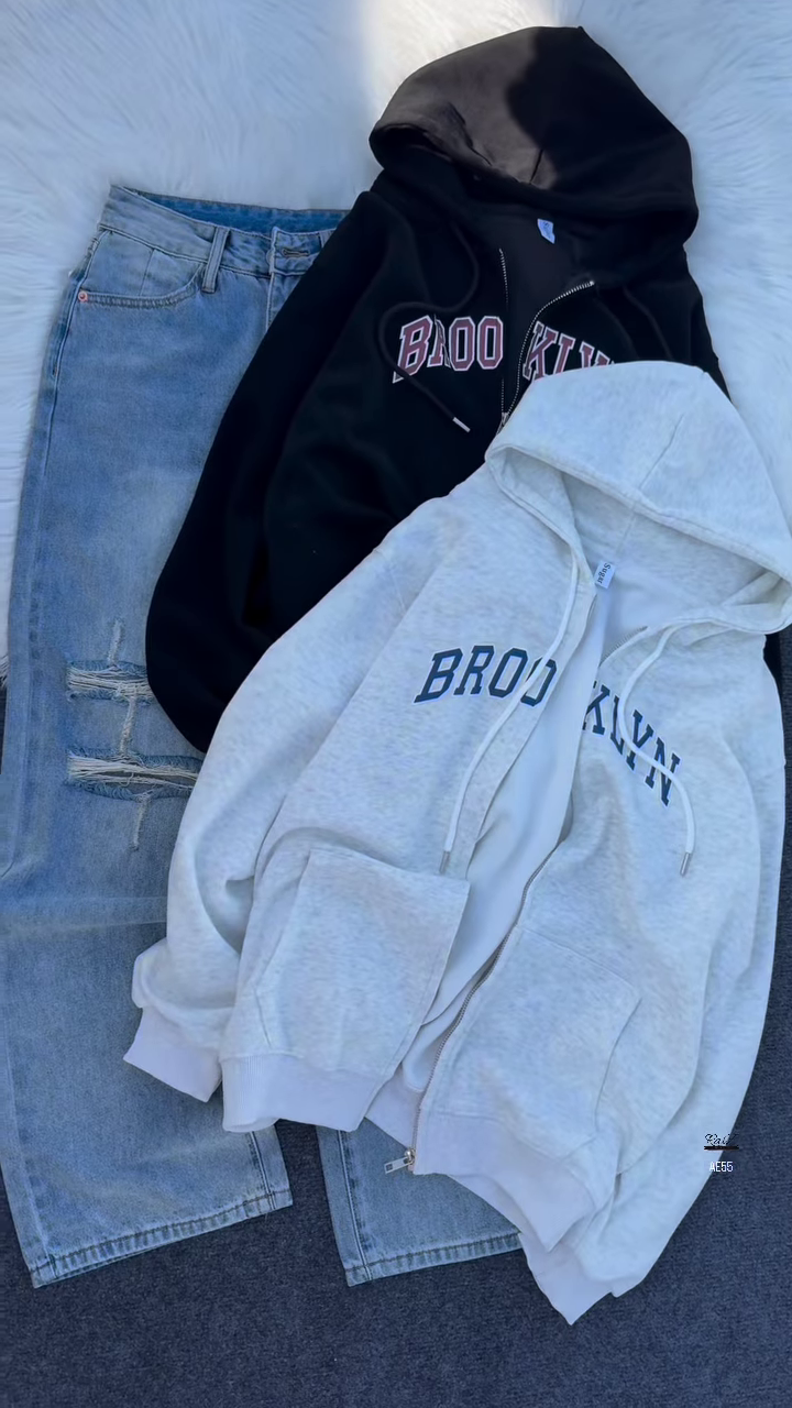 Varsity Zip Hoodie | Cozy Fleece, City Energy âĄđ§¶ - Image 4