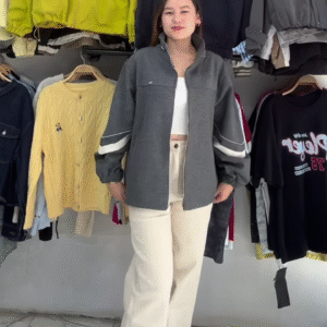 Sport Stripe Stand‑Collar Jacket | Light, Street‑Ready Ease ⚡🧥