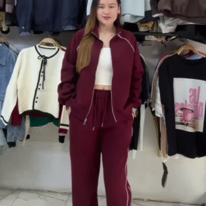 Piped Track Set | Clean Sport, Cloud‑Soft Comfort ⚡