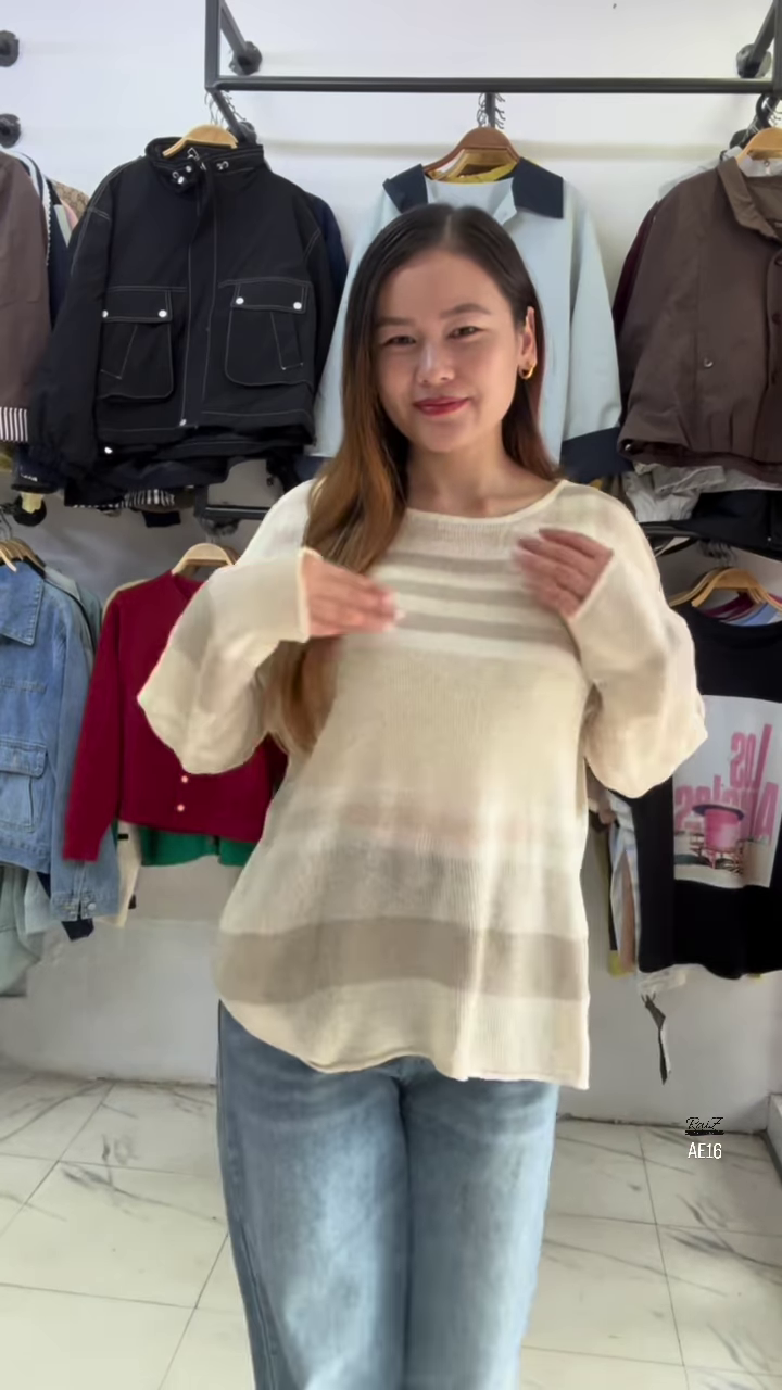 Nautical Breeze Stripe Knit Top 🌊 - Image 2