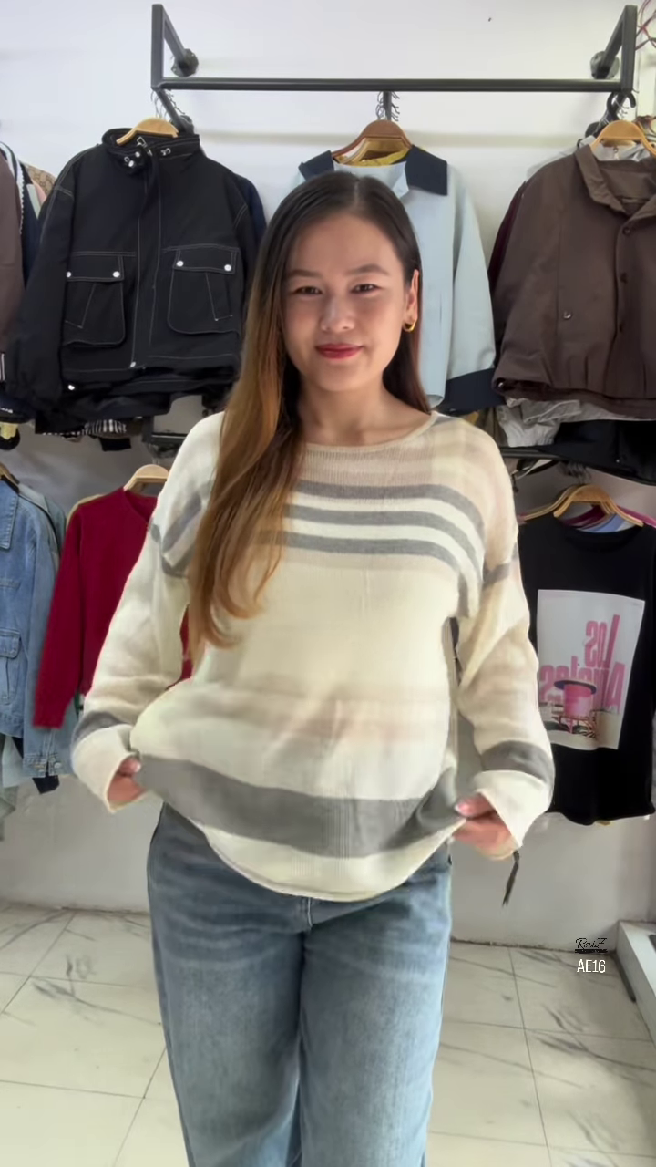 Nautical Breeze Stripe Knit Top 🌊