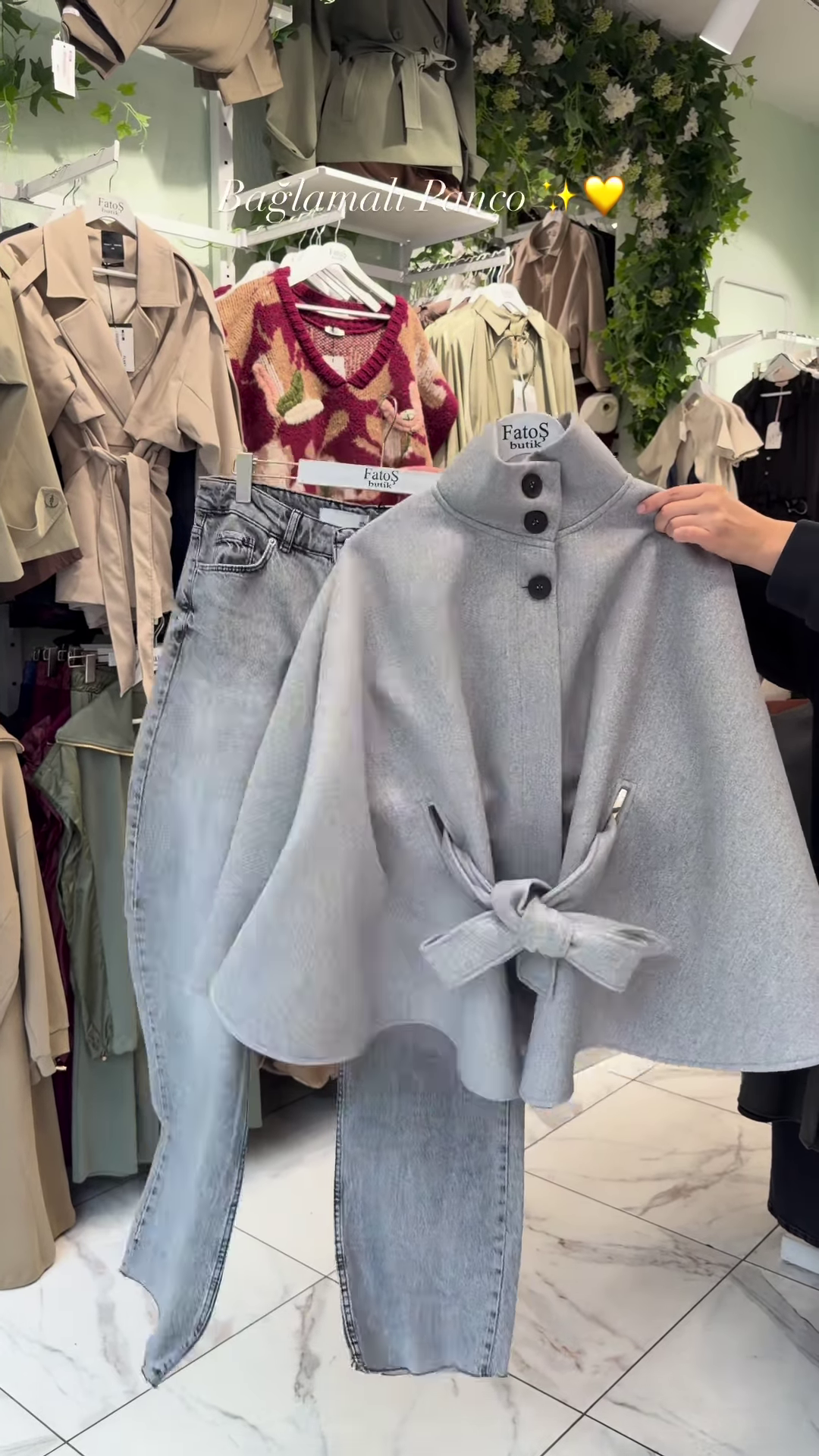 Wrap-Tie Elegance Cape Poncho ✨ - Image 2