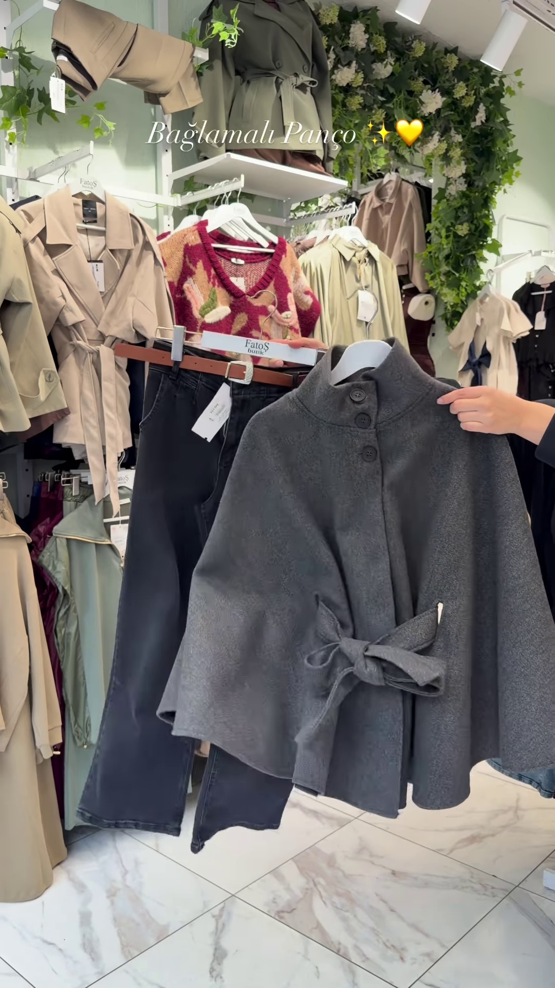 Wrap-Tie Elegance Cape Poncho ✨ - Image 3