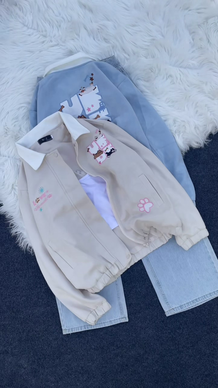 Pet‑Patch Bomber | Playful Print, Everyday Cozy 🐾 - Image 4