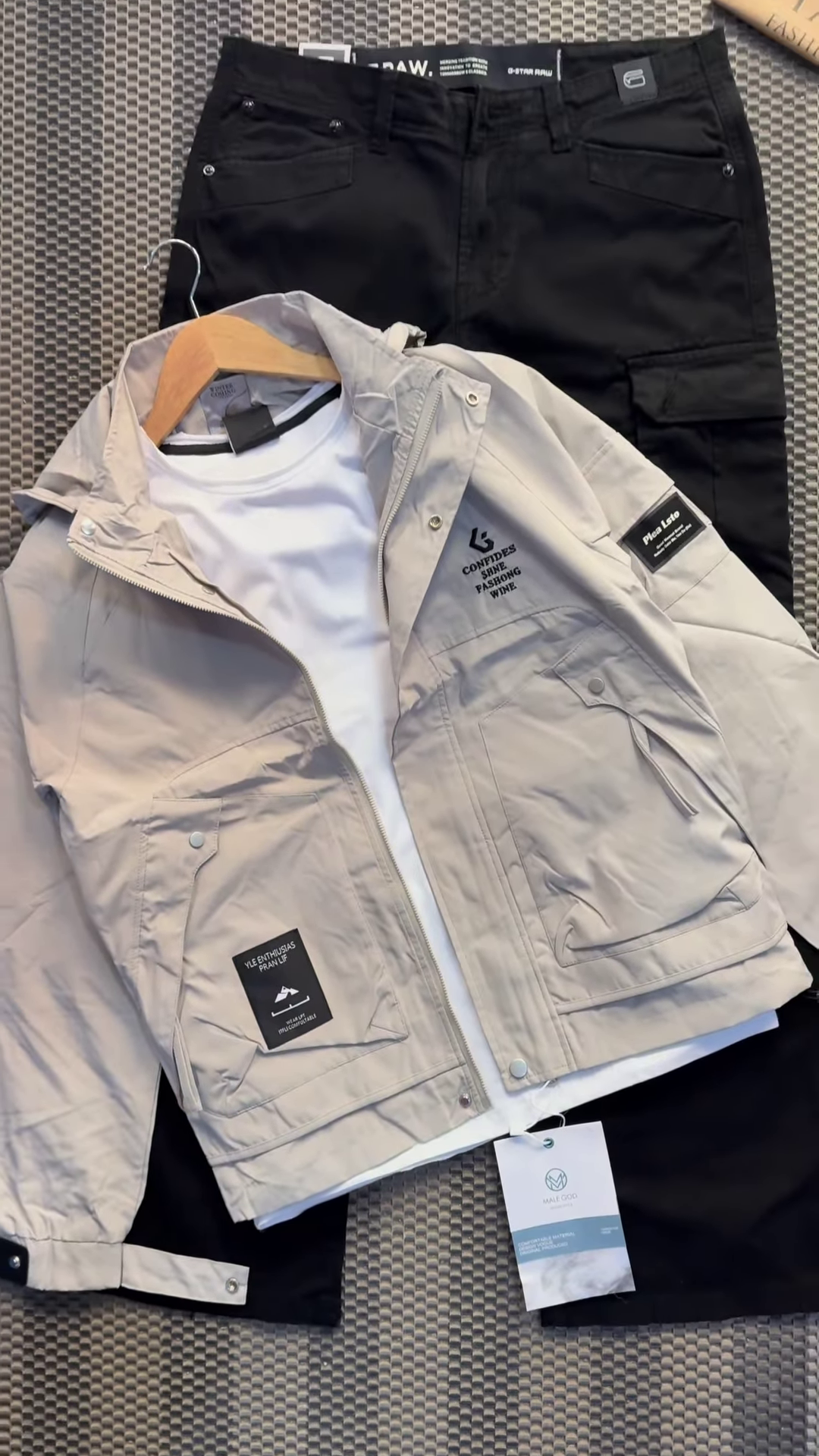 Utility Hooded Windbreaker Set | Lightweight, Street‑Smart Layers ⚡