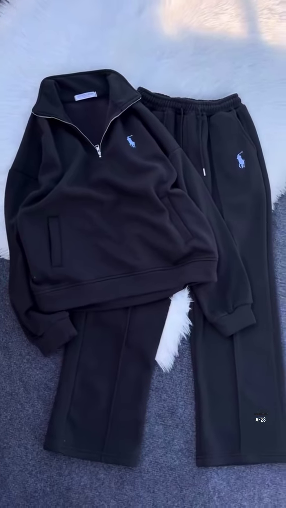 Quarter‑Zip Fleece Set | Minimal Sport, Ultra‑Soft Ease ✨ - Image 2