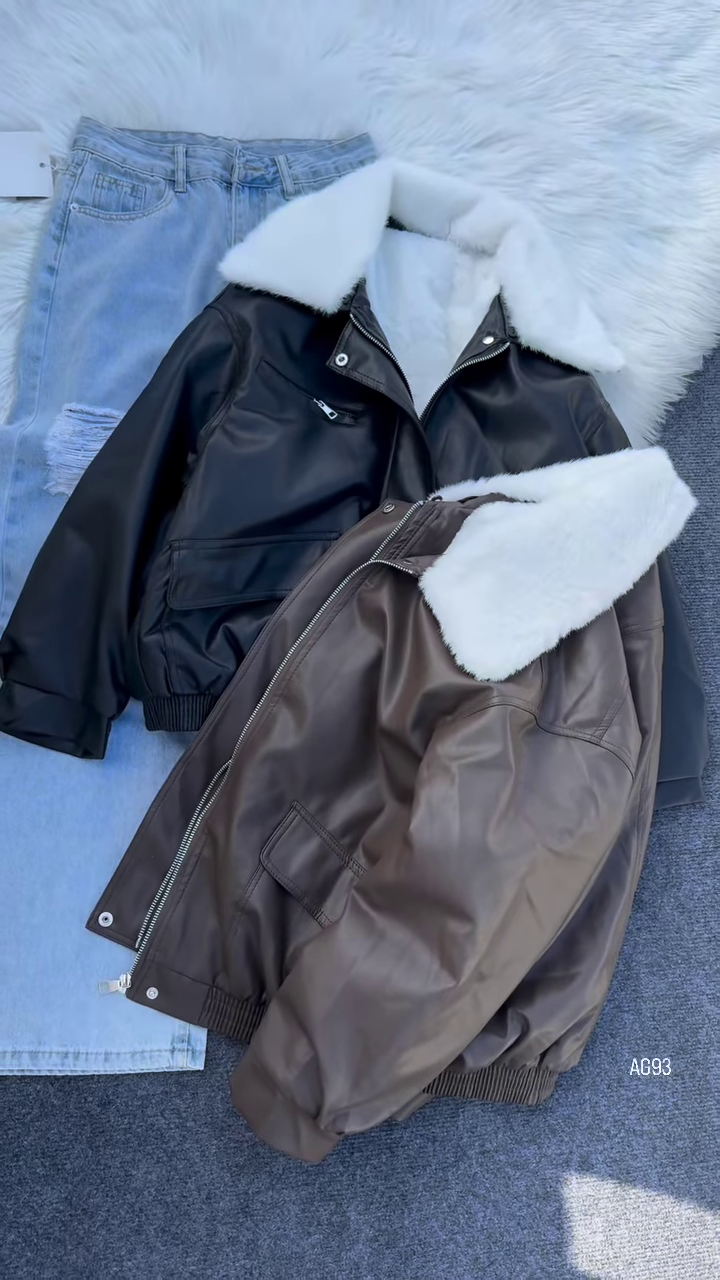 Shearling‑Collar Aviator Jacket | Warm Edge, Everyday Cool ✈️ - Image 2