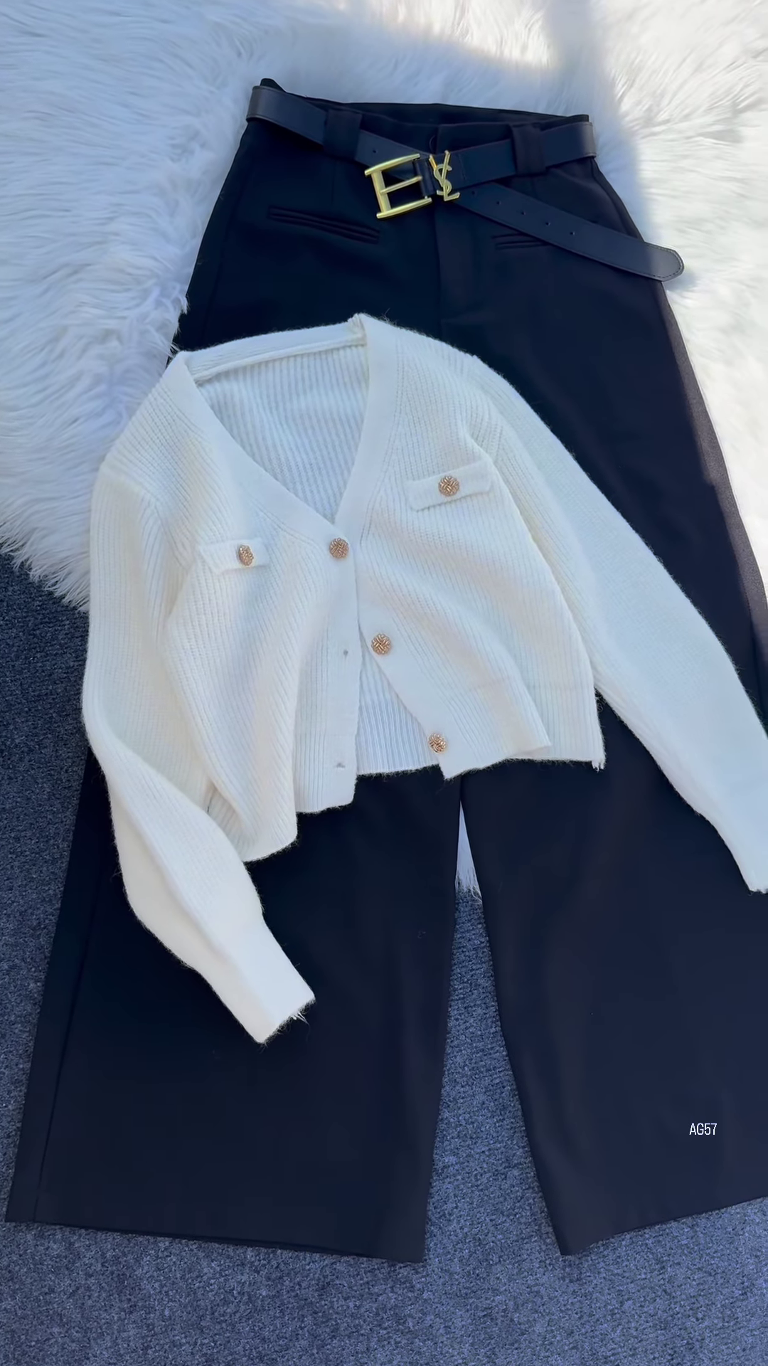 Pearl‑Button Crop Cardigan | Parisian Sweet, Everyday Chic ✨ - Image 6