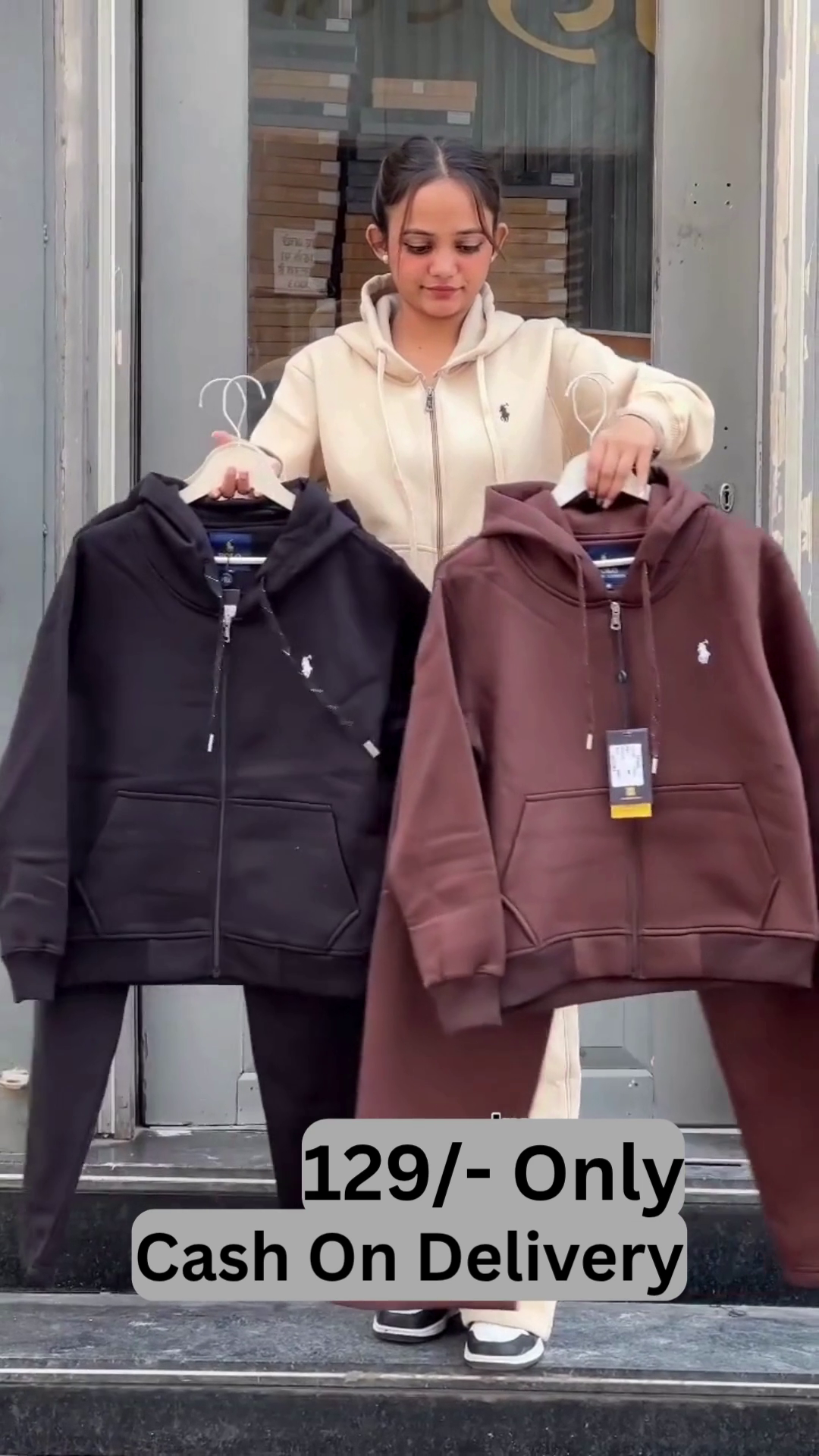 Fleece Zip Hoodie Set | Soft, Warm, Everyday - Image 2