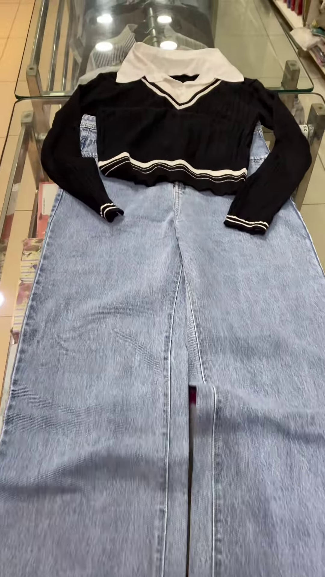 Preppy Knit + Denim Skirt Set | Polished, Playful, Effortless ✨