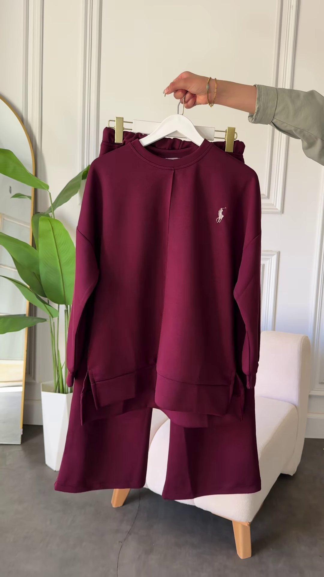 Ultra‑Soft Longline Sweat Set | Modest, Minimal, Made‑to‑Move 💤 - Image 4