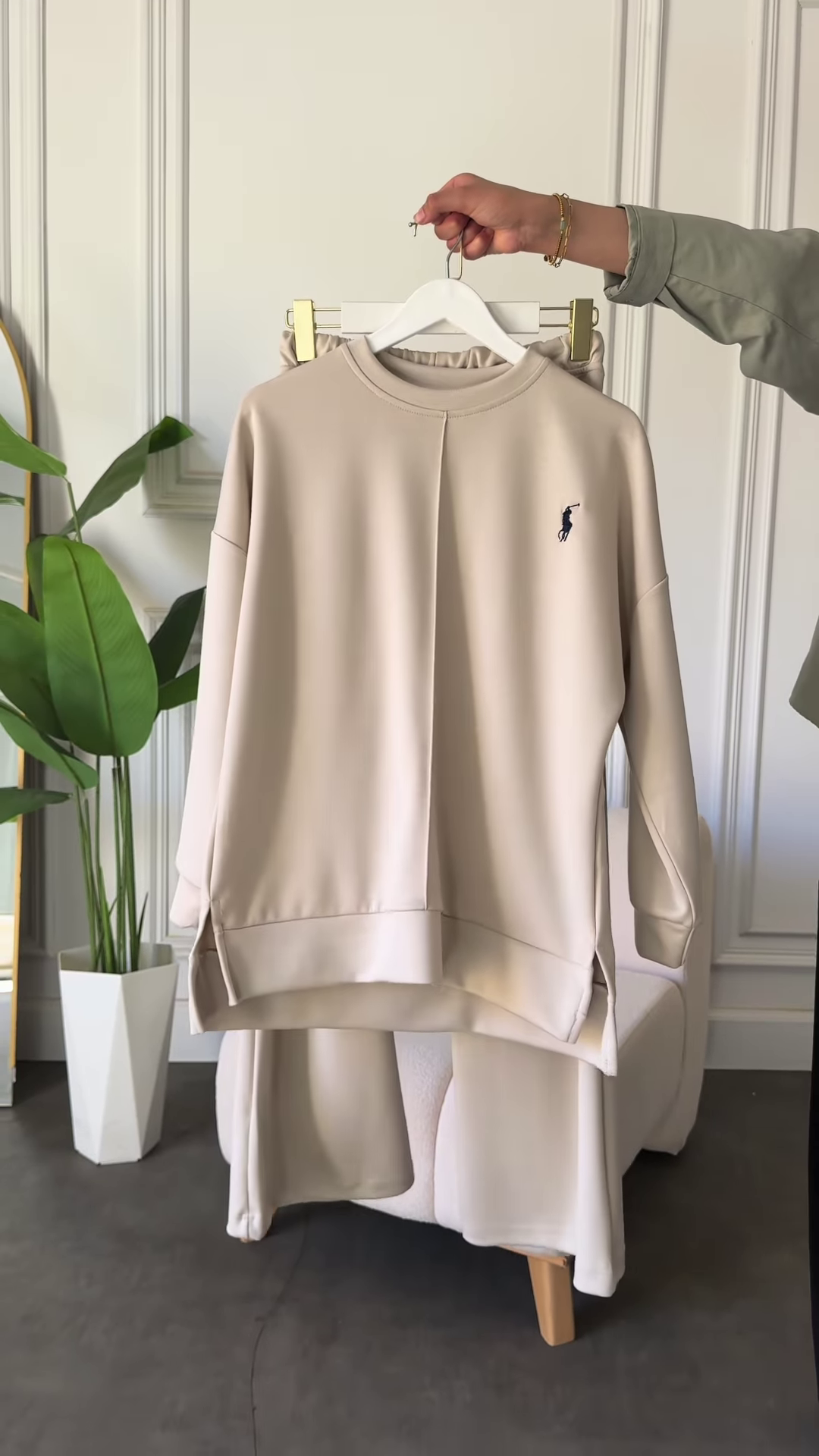 Ultra‑Soft Longline Sweat Set | Modest, Minimal, Made‑to‑Move 💤