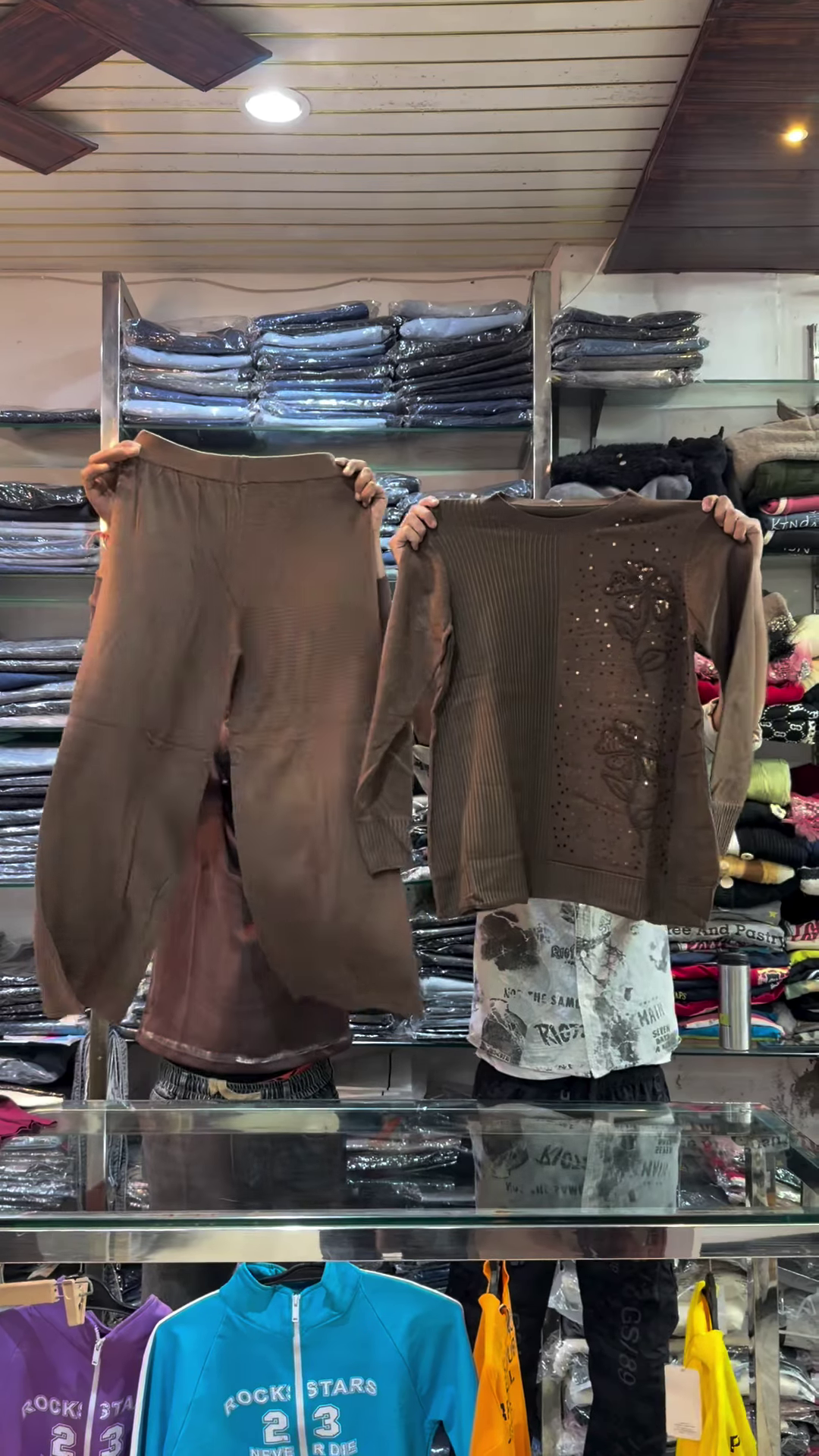 Rhinestone Knit Co‑ord Set | Sparkle, Stretch, Stay‑Cozy ✨ - Image 7