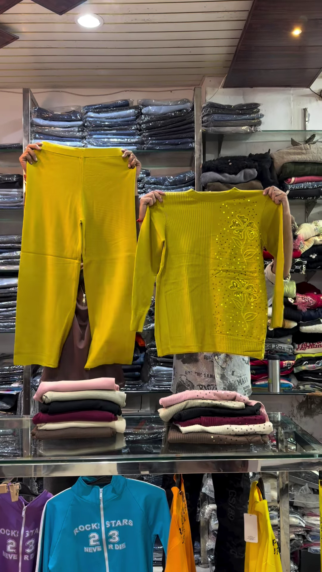 Rhinestone Knit Co‑ord Set | Sparkle, Stretch, Stay‑Cozy ✨ - Image 6