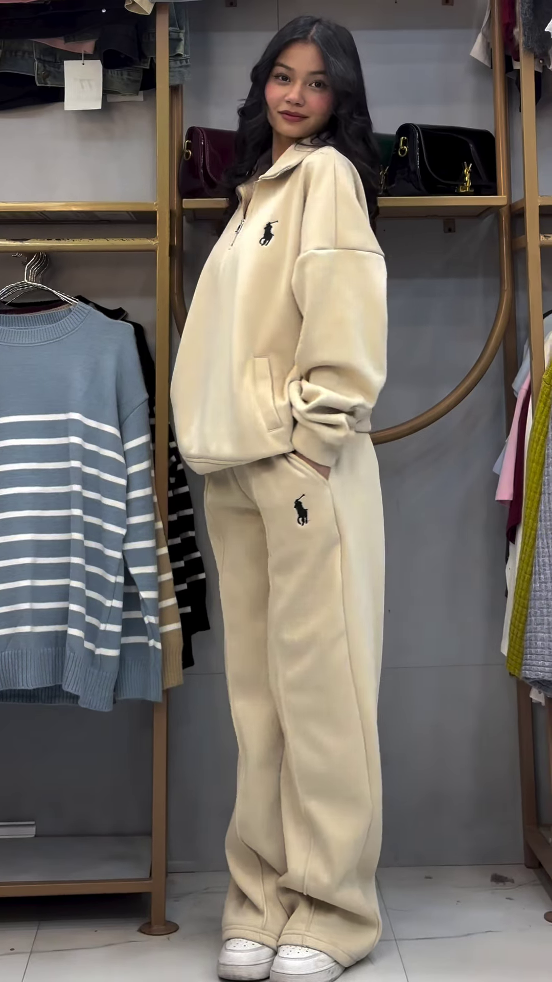 Polar Fleece Half‑Zip Co‑ord | Soft, Warm, Errand‑Ready ❄️ - Image 5