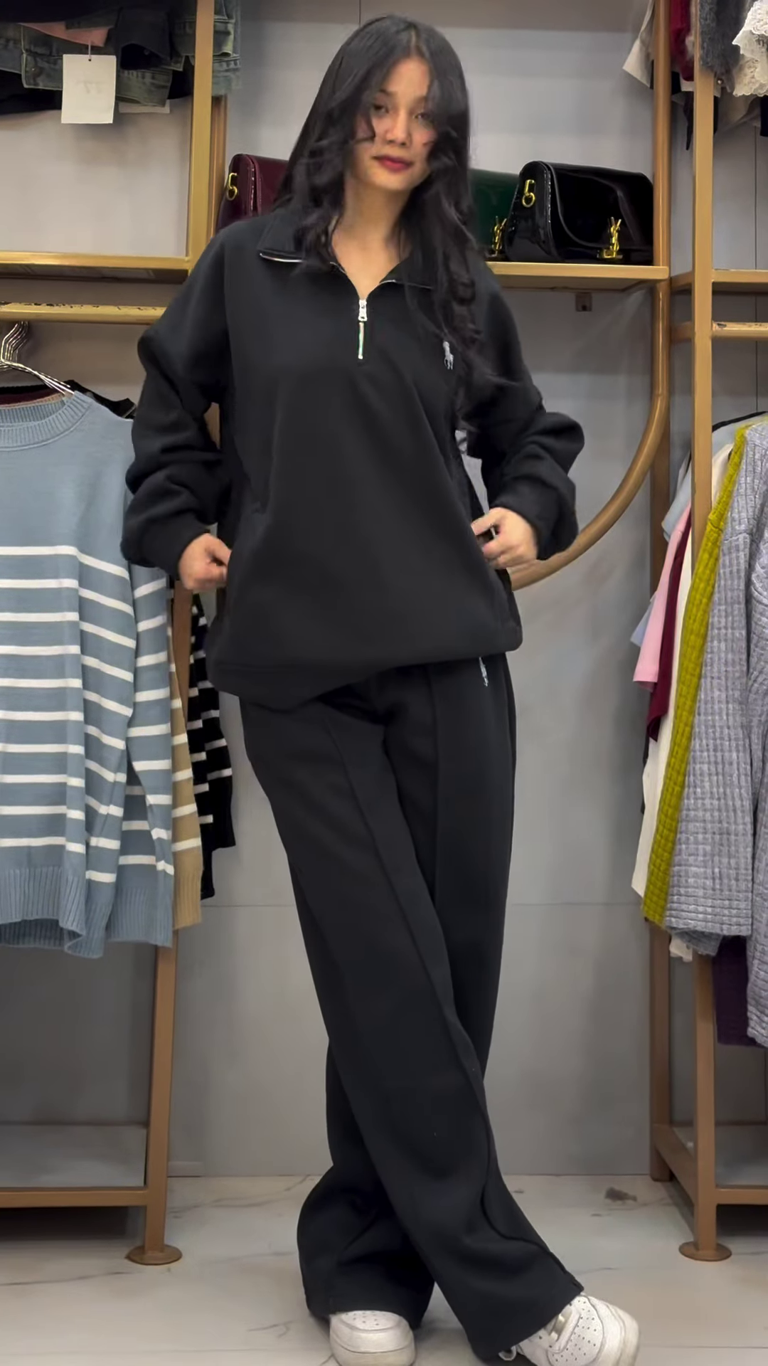 Polar Fleece Half‑Zip Co‑ord | Soft, Warm, Errand‑Ready ❄️ - Image 2