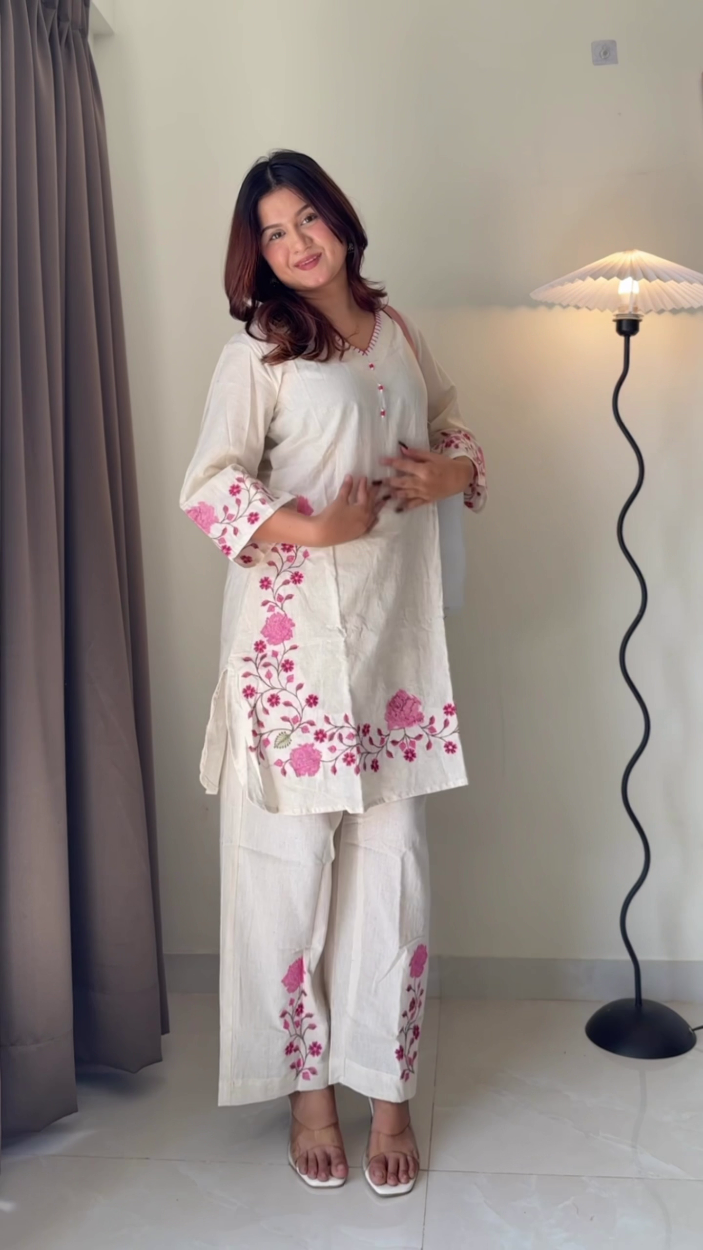 floral comfort kurta