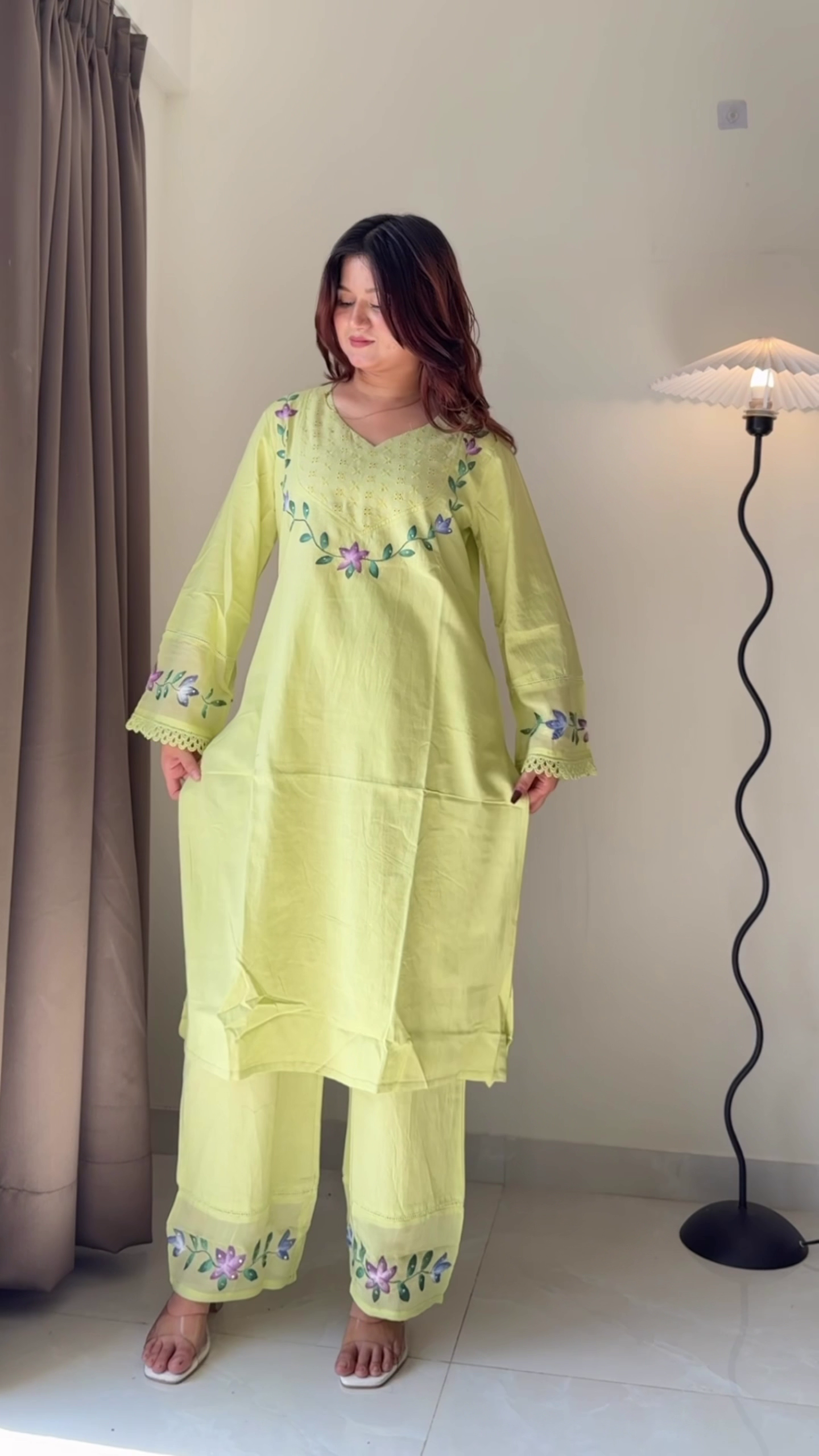 floral comfort kurta - Image 5