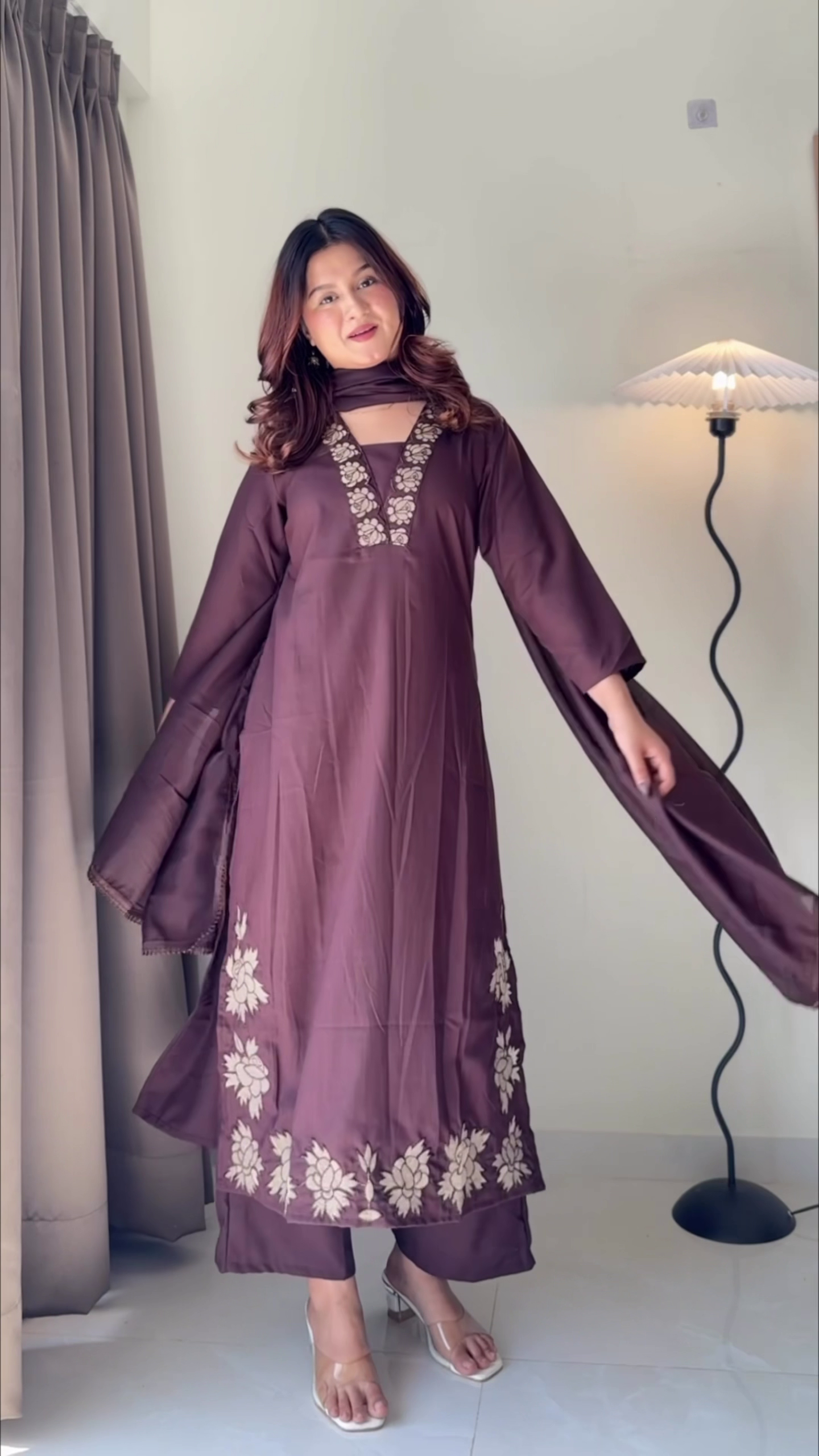 floral comfort kurta - Image 4