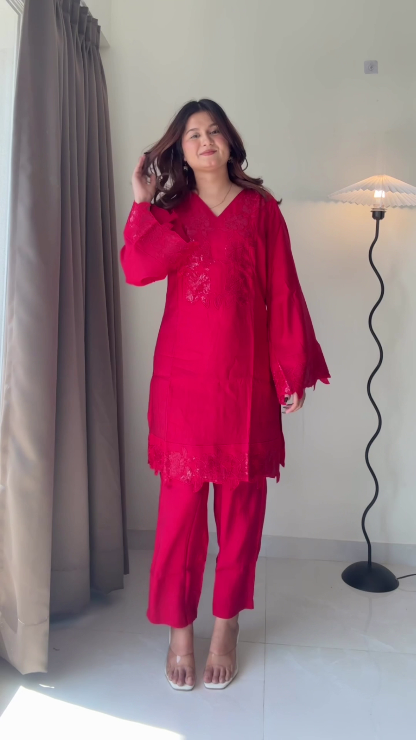 floral comfort kurta - Image 3