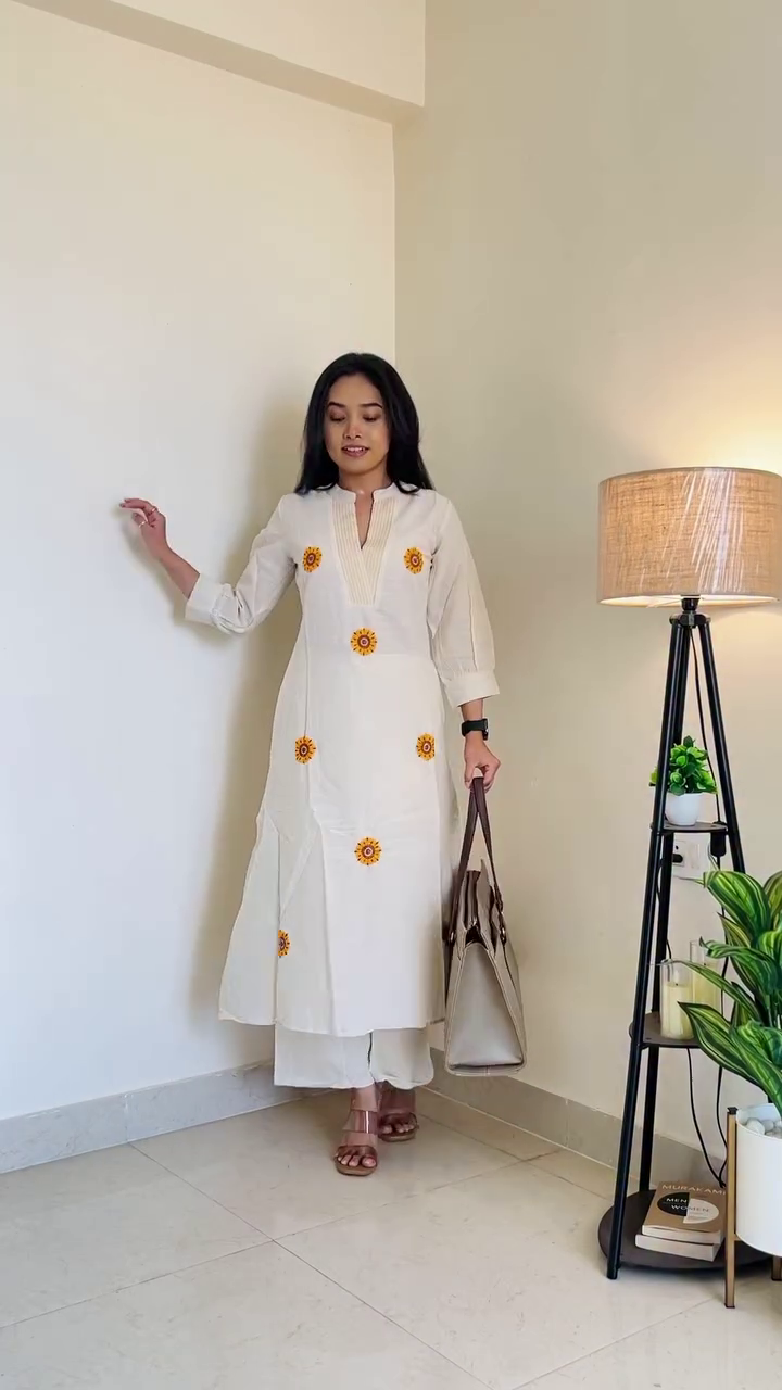Daisy White Kurta