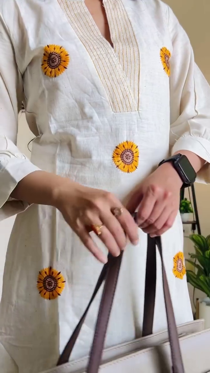 Daisy White Kurta - Image 5