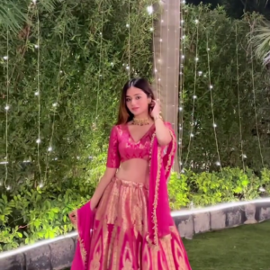 Royal Pink Festive Lehenga