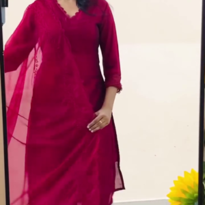 Ruby Elegance Suit Set