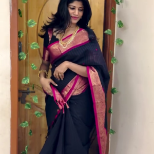Black Gold Traditional Saree