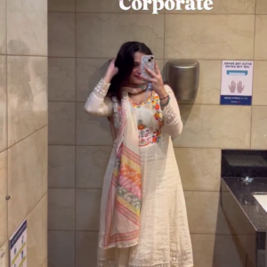 Cream Ethnic Corporate Look