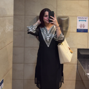 Black Embroidered Suit