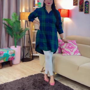 Check Shirt Casual Look